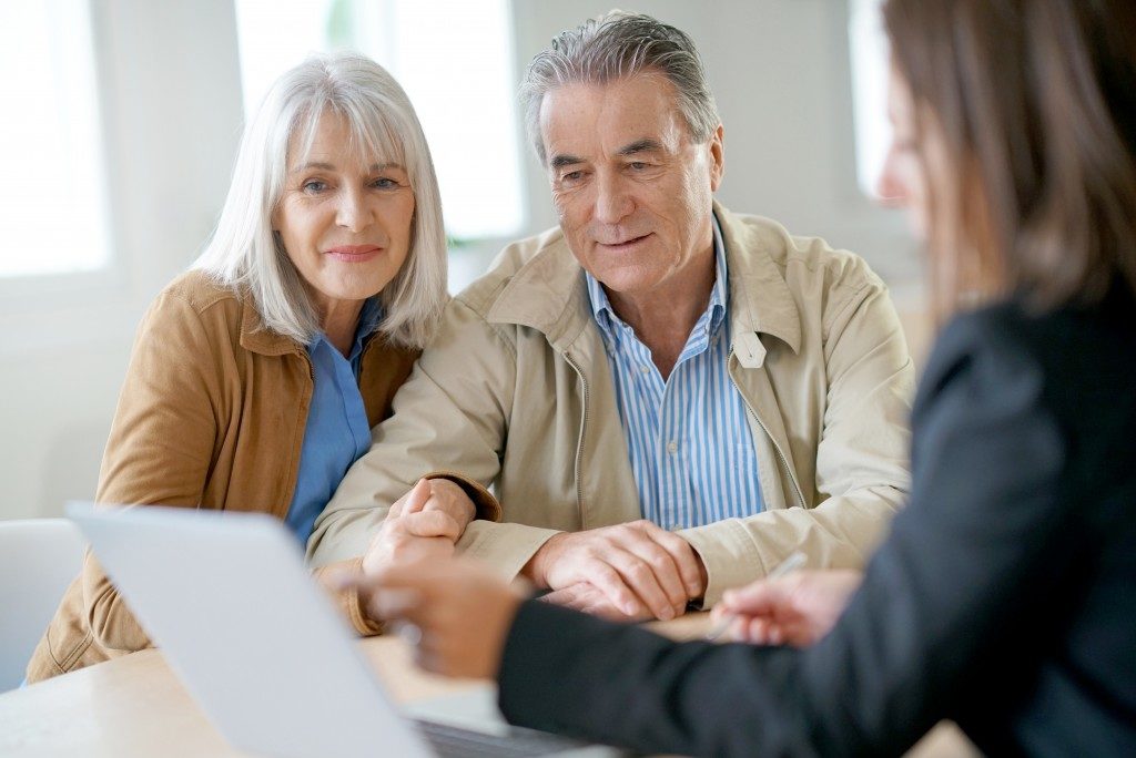 Estate planning preparation of an old couple