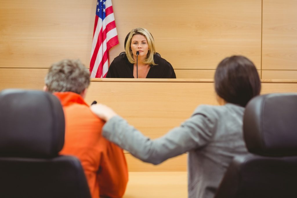 judge in court